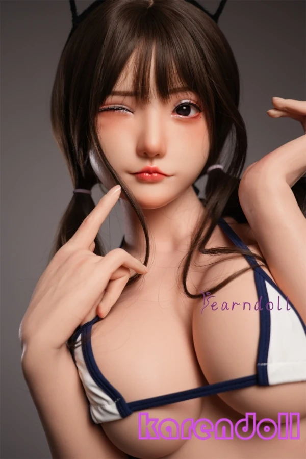 Yearndoll 163cm E cup Y234号咲良 片目を閉じる かわいい ラブドール 美少女系 ダッチワイフ おすすめ 高級 エロ シリコン ドール 本物の皮膚メイク＆模擬口腔&口開閉 lovedoll